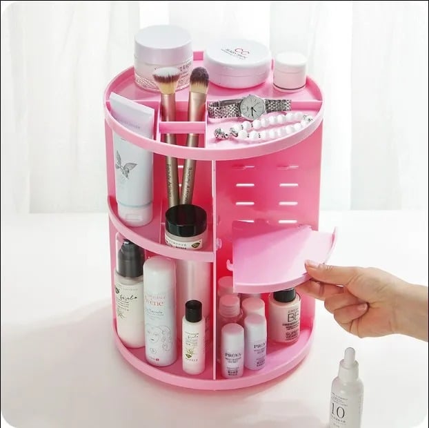 360 Rotating Cosmetic & Jewellery Organizer